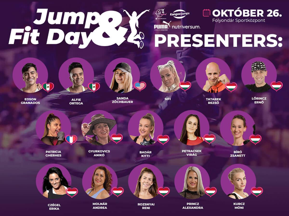 Jump and Fit Day előadók