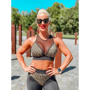 BLACK OCELOT HOT BRA