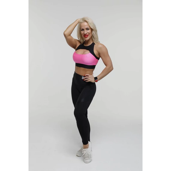 BLACK–PINK Power Bra