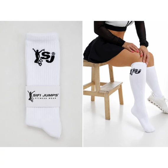 Performance Knee Socks – White